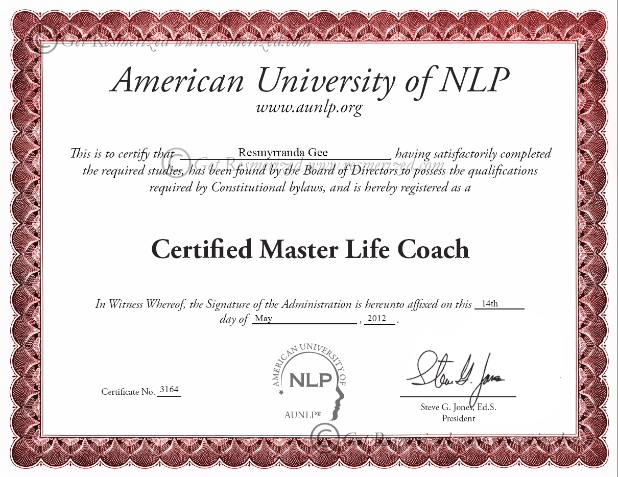 ResLifeCoachCertMaster